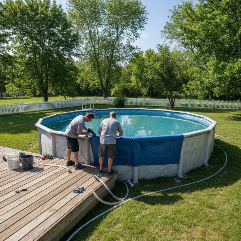 Above Ground Pool Wall Repair