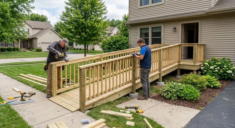 Wheelchair Ramp Construction in Wilmington, NC